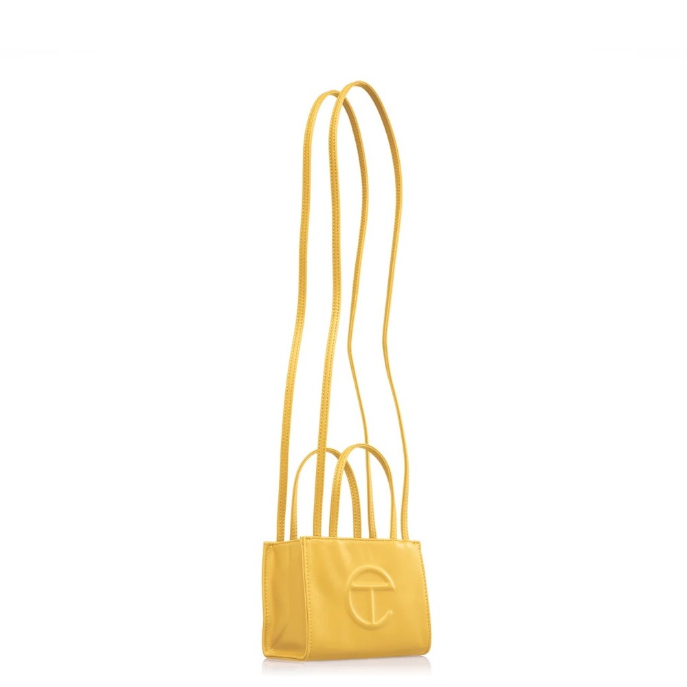 Small Yellow Telfar Shopping Bag